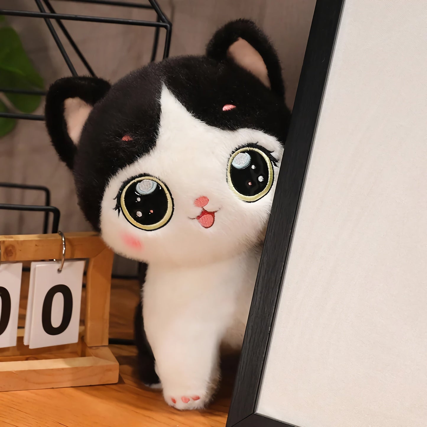 Big-Eyed Cute Kitten Plush