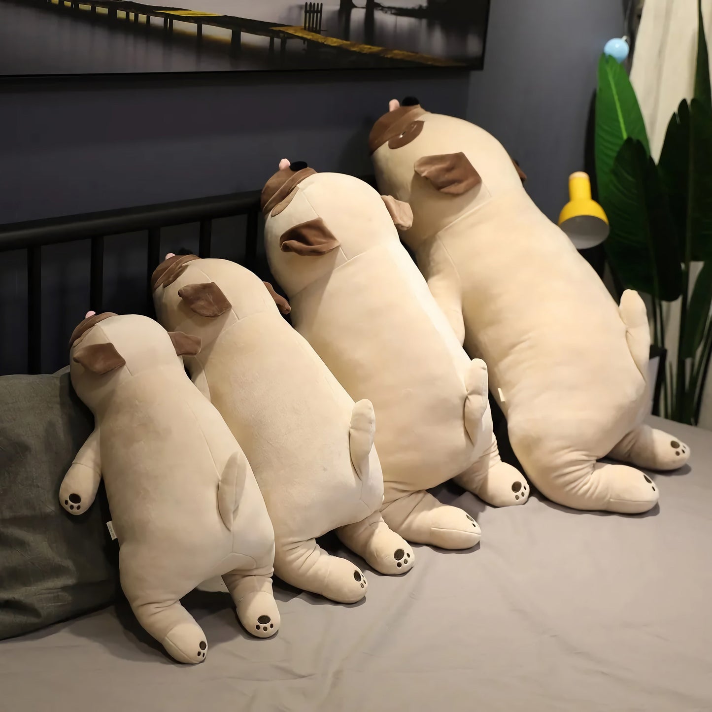 Lazy Pug Loaf Plush